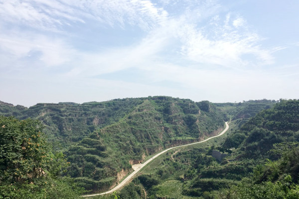 黄河北邙陵园景观图