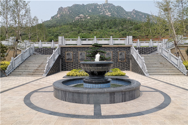 始祖山塔陵园景观图