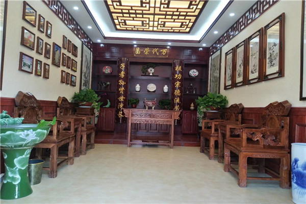 始祖山塔陵园景观图