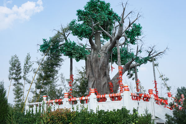 九皇仙府陵园景观图