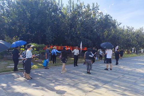 天顺祥组织赴中原文化艺术陵园开展了一场富有成效的交流学习活动