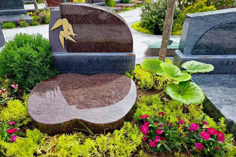 登封墓地,莲花山人文纪念园莲花苑秋莲区身在山水间,墓型精美多样